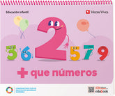 MAS QUE NUMEROS CUADERNO 2 EI 3 AÑOS 22 | Varios Autores | 9788468282954 (Vicens Vives)